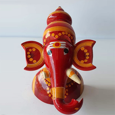 "Etikoppaka Wooden Lord Ganesh Code-A-25 - Click here to View more details about this Product